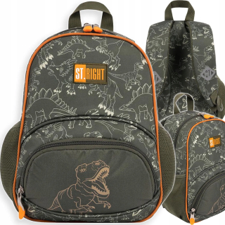 Jednokomorový batoh St.Right BP70 T-Rex 32 cm